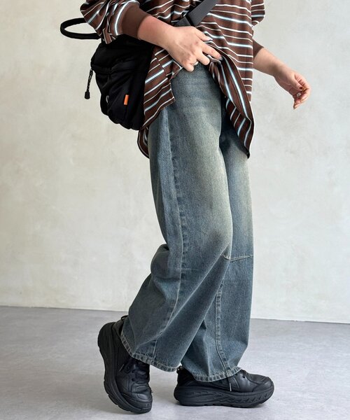 CPCM(シーピーシーエム)の「ライトオンスバレルデニム(デニムパンツ・レディース・ネイビー/ブルー/ブラウン/ブルー系その他/ブラック・MEDIUM/SMALL)」の17枚目の写真