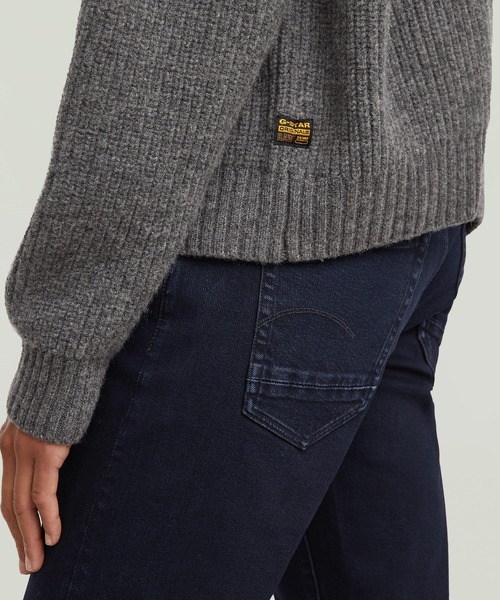 G-STAR（ジースター）の「CABLE CROPPED CARDI KNIT/ケーブル編みクロップドニットセーターカーディガン（カーディガン/ボレロ・レディース・パープル系その他/グレー・X-SMALL/SMALL/MEDIUM）」の10枚目の写真