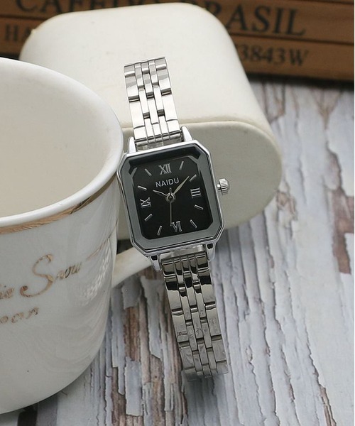 セール】クラシカル スクエアウォッチ（アナログ腕時計