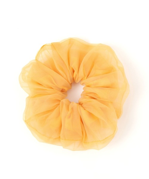 GLOBAL WORK（グローバルワーク）の「シアーシュシュ/495434（シュシュ・レディース・ブラック/ライトイエロー/パープル系その他2/ベージュ・FREE）」の4枚目の写真