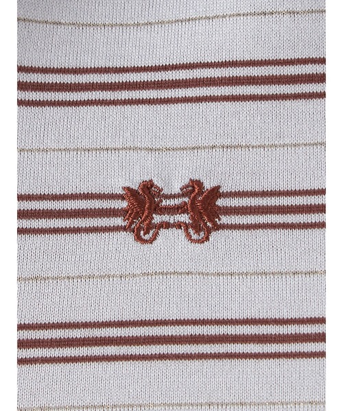 McGREGOR(マックレガー)の「【接触冷感】ラメボーダーデザインTシャツ(Tシャツ/カットソー・レディース・アイボリー/ネイビー/ライトブルー・L/M)」の10枚目の写真