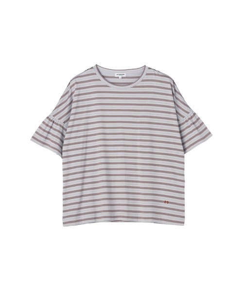 McGREGOR(マックレガー)の「【接触冷感】ラメボーダーデザインTシャツ(Tシャツ/カットソー・レディース・アイボリー/ネイビー/ライトブルー・L/M)」の11枚目の写真