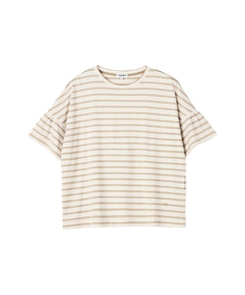 McGREGOR(マックレガー)の「【接触冷感】ラメボーダーデザインTシャツ(Tシャツ/カットソー・レディース・アイボリー/ネイビー/ライトブルー・L/M)」の13枚目の写真
