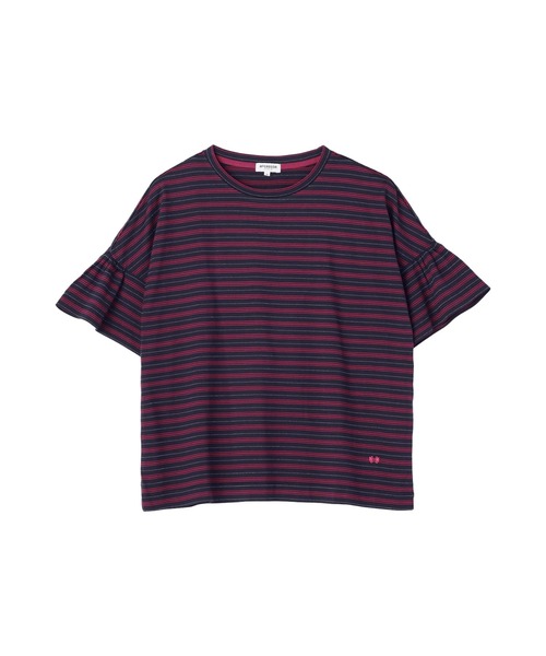 McGREGOR(マックレガー)の「【接触冷感】ラメボーダーデザインTシャツ(Tシャツ/カットソー・レディース・アイボリー/ネイビー/ライトブルー・L/M)」の15枚目の写真