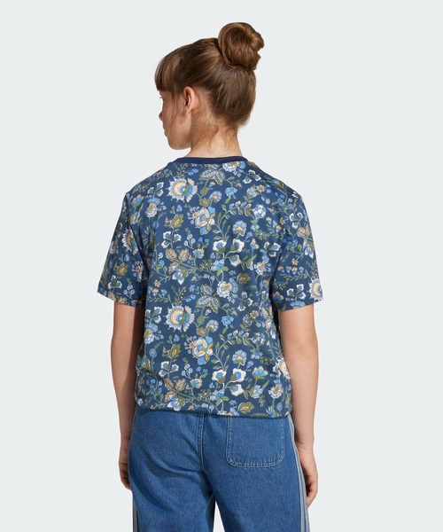 adidas LIBERTY LONDON Tシャツ ブルー adidas Originals × Liberty London半袖Tシャツ キッズ - ブルー