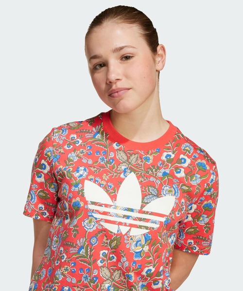 新品未使用　adidas Tシャツ　リバティ LIBERTY 花柄 Lサイズ adidas tシャツ Originals × Liberty London半袖Tシャツ キッズ
