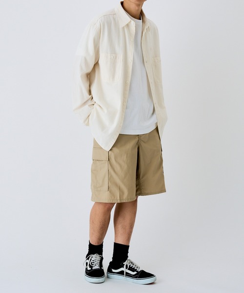 PROPPER（プロッパー）の「【PROPPER】BDU Shorts カーゴショーツ バギーショーツ ワイド F5261 UNTR（カーゴパンツ・メンズ・ブラック/ネイビー/ベージュ/オリーブ・S/M/L）」の17枚目の写真