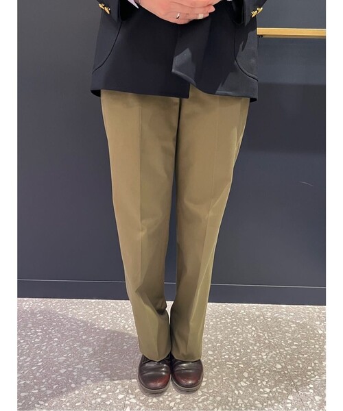 BROOKS BROTHERS(ブルックスブラザーズ)の「ストレッチコットン ワイドレッグ アドバンテージ チノパンツ(チノパンツ・レディース・オリーブ・4/2)」の9枚目の写真