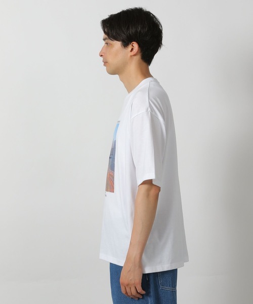 LAKOLE(ラコレ)の「フォト刺繍T / 498738(Tシャツ/カットソー・メンズ・ラベンダー/ホワイト/サンドグレー・MEDIUM/LARGE)」の9枚目の写真