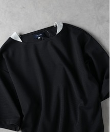 BACK NUMBER（バックナンバー）の「【BACK NUMBER】ボートネックフェイクレイヤードＴシャツ（Tシャツ/カットソー）」