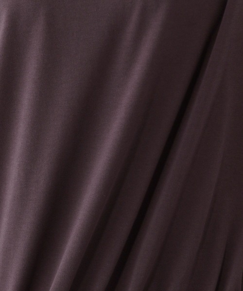 GLOBAL WORK（グローバルワーク）の「フローズンTコクーンプルオーバー/575665（Tシャツ/カットソー・レディース・ダークグレー/ホワイト×ブラック/ブラウン系その他・LARGE/MEDIUM）」の12枚目の写真