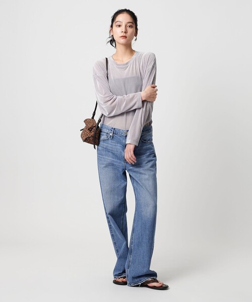 upper hights THE NIECE MD RISE デニムパン upper hights＞THE NIECE MD RISE デニムパンツ（デニムパンツ