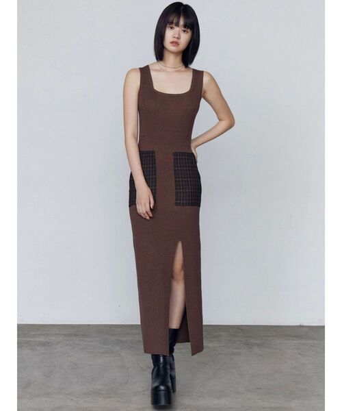 EMODA(エモダ)の「ドッキングポケットワンピース(ワンピース・レディース・ブラウン/ネイビー/ブラック・FREE)」の20枚目の写真