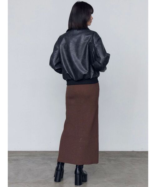 EMODA(エモダ)の「ドッキングポケットワンピース(ワンピース・レディース・ブラウン/ネイビー/ブラック・FREE)」の7枚目の写真