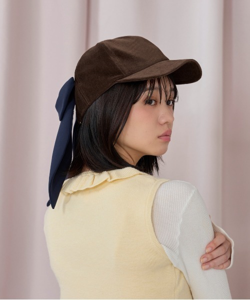 kaorinomori（カオリノモリ）の「kaorinomori リミィキャップ / カオリノモリ（キャップ・レディース・ブラウン/ピンク/グレー・FREE）」の3枚目の写真