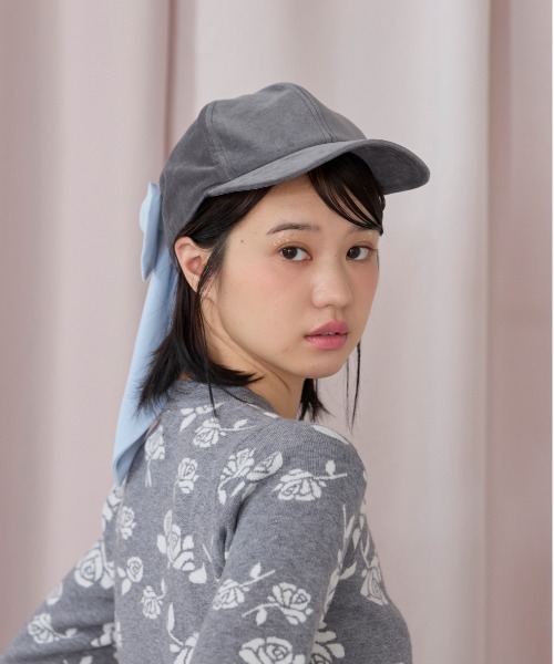 kaorinomori（カオリノモリ）の「kaorinomori リミィキャップ / カオリノモリ（キャップ・レディース・ブラウン/ピンク/グレー・FREE）」の2枚目の写真