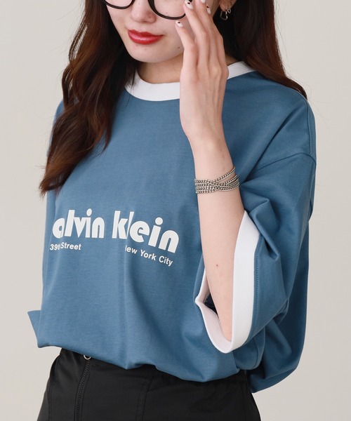 【カルバンクライン】Tシャツ Calvin Klein カルバンクライン Tシャツ 半袖 クルーネック 丸首