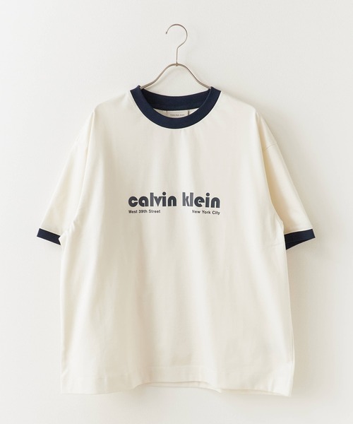 Calvin Klein/カルバンクライン SS RETRO LOGO RINGER 16S RLXD