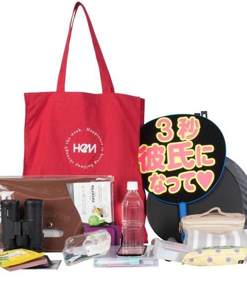 BACKYARD FAMILY(バックヤードファミリー)の「HeM ヘム 推し活トート(トートバッグ・レディース・ホワイト/ブラック/ブルー/グリーン・FREE)」の7枚目の写真