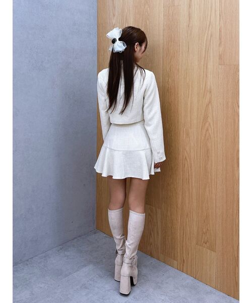 EATME(イートミー)の「【SETUP】ツイード テーラードジャケット(テーラードジャケット・レディース・オレンジ/グレー/アイボリー/ブラック・FREE)」の21枚目の写真