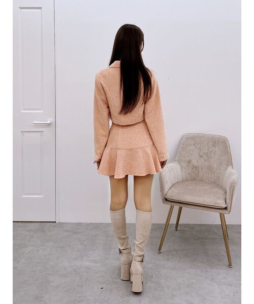 EATME(イートミー)の「【SETUP】ツイード テーラードジャケット(テーラードジャケット・レディース・オレンジ/グレー/アイボリー/ブラック・FREE)」の17枚目の写真