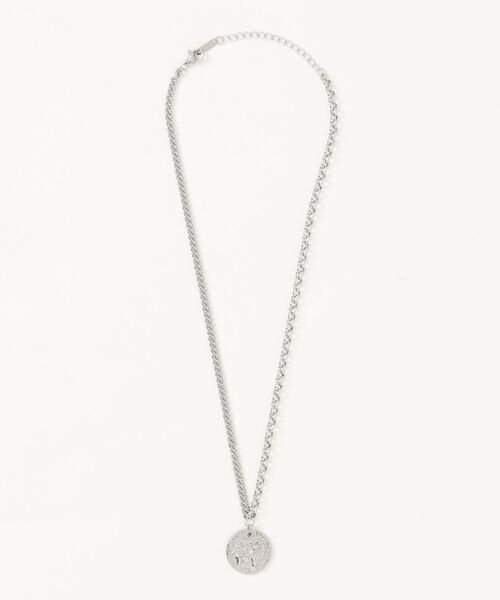 チャイハネ(チャイハネ)の「【チャイハネ】レオメダルMEN'Sネックレス(ネックレス・メンズ・シルバー/ゴールド・FREE)」の3枚目の写真