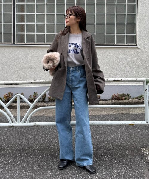 セール】ツィードオーバージャケット（テーラードジャケット