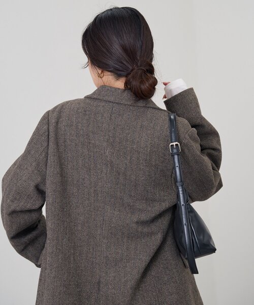 セール】ツィードオーバージャケット（テーラードジャケット