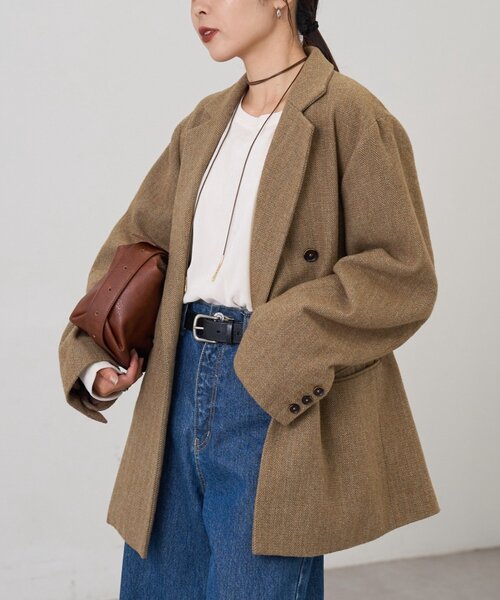 ツィードオーバージャケットコート ネップツイードオーバージャケットコート（LAGUNAMOON）｜ルミネの