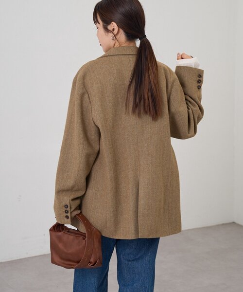 セール】ツィードオーバージャケット（テーラードジャケット