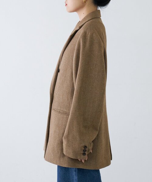 セール】ツィードオーバージャケット（テーラードジャケット