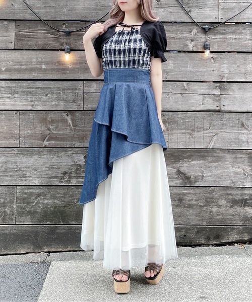 abc une face（アーベーセーアンフェイス）の「ボレロレイヤードブラウス（シャツ/ブラウス・レディース・ホワイト系その他/ブラウン系その他/ネイビー系・FREE）」の19枚目の写真