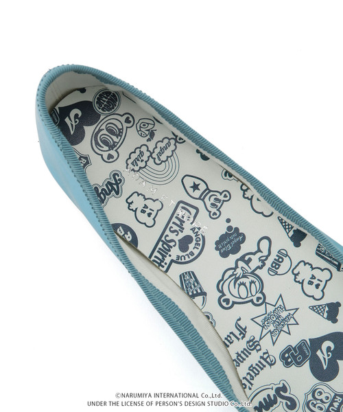 ADAM ET ROPE'（アダムエロペ）の「【サステナブル】【ANGEL BLUE×ADAM ET ROPE'】メタリックバレエ（バレエシューズ・レディース・サックスブルー・24.0cm/23.5cm）」の12枚目の写真