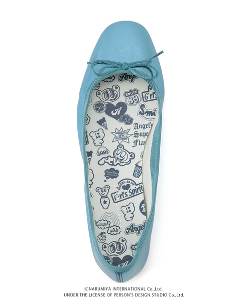 ADAM ET ROPE'（アダムエロペ）の「【サステナブル】【ANGEL BLUE×ADAM ET ROPE'】メタリックバレエ（バレエシューズ・レディース・サックスブルー・24.0cm/23.5cm）」の13枚目の写真