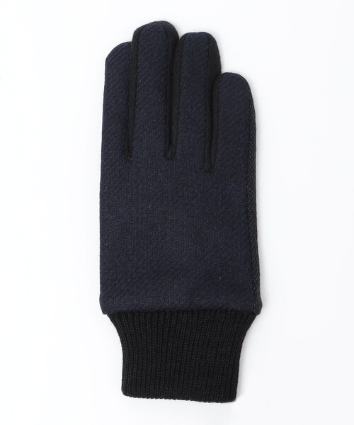 SHIPS(シップス)の「SHIPS: MOON ニット グローブ(手袋・メンズ・ブラック/グレー/ネイビー/ブラウン/ブラウン系・ONE SIZE)」の7枚目の写真