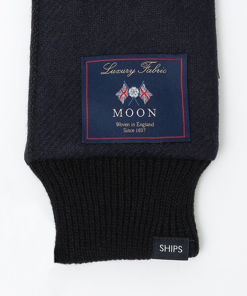 SHIPS(シップス)の「SHIPS: MOON ニット グローブ(手袋・メンズ・ブラック/グレー/ネイビー/ブラウン/ブラウン系・ONE SIZE)」の11枚目の写真