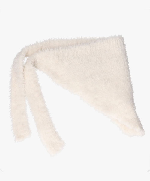 OVERRIDE（オーバーライド）の「OVERRIDE  KNIT FURRY SCARF / オーバーライド（ハット・レディース・ブラック/グレー/ホワイト/ブラウン・FREE）」の18枚目の写真