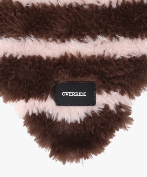 OVERRIDE（オーバーライド）の「OVERRIDE  KNIT FURRY SCARF / オーバーライド（ハット・レディース・ブラック/グレー/ホワイト/ブラウン・FREE）」の15枚目の写真