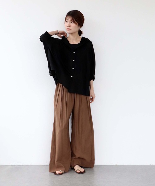 パンツ 703201 マルチタックワイドパンツ（その他パンツ）｜Jines（ジネス）の