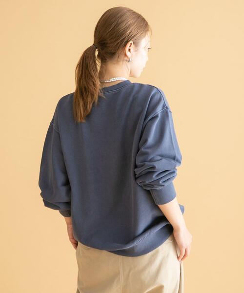 URBAN RESEARCH Sonny Label（アーバンリサーチサニーレーベル）の「GEM SPORTSWEAR　クルーネックロゴスウェット（スウェット・レディース・オートミール/ネイビー/スミクロ・LARGE/MEDIUM）」の15枚目の写真