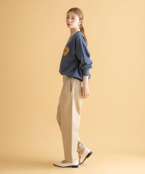 URBAN RESEARCH Sonny Label（アーバンリサーチサニーレーベル）の「GEM SPORTSWEAR　クルーネックロゴスウェット（スウェット・レディース・オートミール/ネイビー/スミクロ・LARGE/MEDIUM）」の18枚目の写真