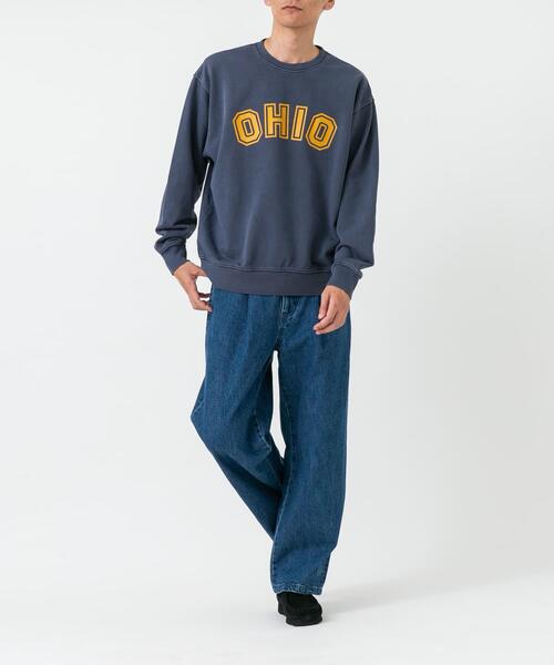 URBAN RESEARCH Sonny Label（アーバンリサーチサニーレーベル）の「GEM SPORTSWEAR　クルーネックロゴスウェット（スウェット・レディース・オートミール/ネイビー/スミクロ・LARGE/MEDIUM）」の22枚目の写真