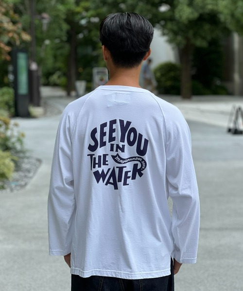 MAGIC NUMBER（マジック ナンバー）の「【MAGIC NUMBER】XV US COTTON L/S T-SHIRT（Tシャツ/カットソー・メンズ・ライトブルー/ブラック/ホワイト・MEDIUM/LARGE）」の2枚目の写真