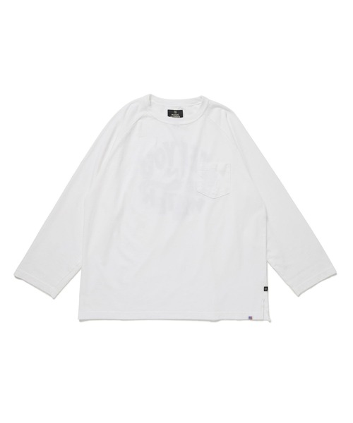MAGIC NUMBER（マジック ナンバー）の「【MAGIC NUMBER】XV US COTTON L/S T-SHIRT（Tシャツ/カットソー・メンズ・ライトブルー/ブラック/ホワイト・MEDIUM/LARGE）」の8枚目の写真