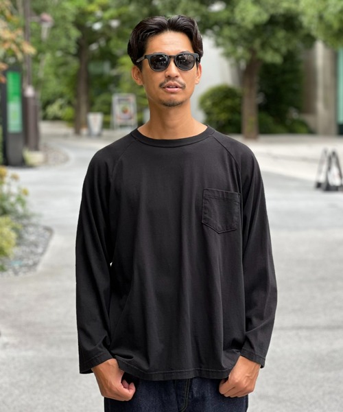 MAGIC NUMBER（マジック ナンバー）の「【MAGIC NUMBER】XV US COTTON L/S T-SHIRT（Tシャツ/カットソー・メンズ・ライトブルー/ブラック/ホワイト・MEDIUM/LARGE）」の10枚目の写真