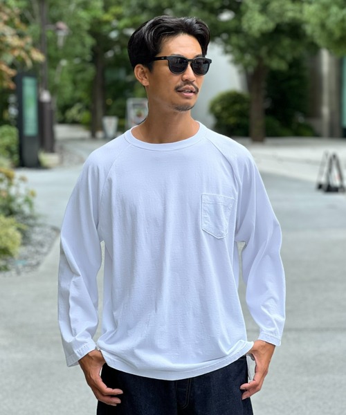 MAGIC NUMBER（マジック ナンバー）の「【MAGIC NUMBER】XV US COTTON L/S T-SHIRT（Tシャツ/カットソー・メンズ・ライトブルー/ブラック/ホワイト・MEDIUM/LARGE）」の11枚目の写真