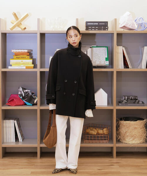 ◇2WAYメルトンPコート【動画有】（ピーコート）｜FREE'S MART