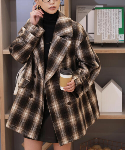 セール】◇2WAYメルトンPコート【動画有】（ピーコート）｜FREE'S MART