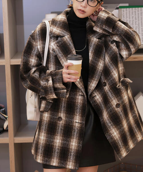 セール】◇2WAYメルトンPコート【動画有】（ピーコート）｜FREE'S MART