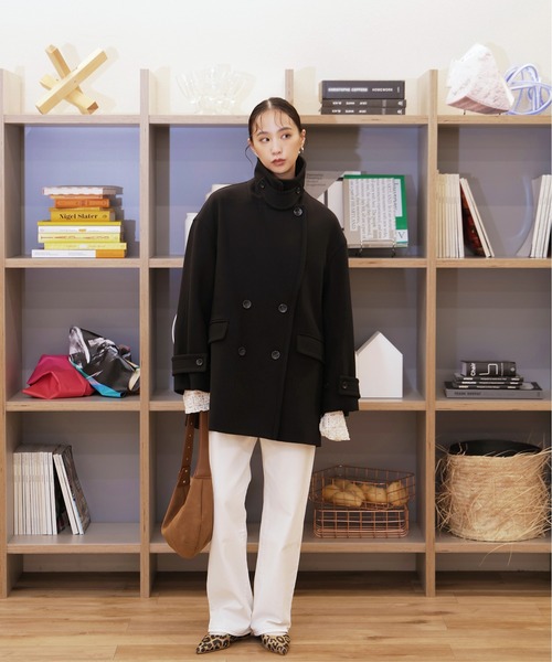 ◇2WAYメルトンPコート【動画有】（ピーコート）｜FREE'S MART